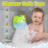 Bubble Bath Toys - Dinosaur Bath Toys with Sound & Lights, No Mold Baby Bath Toys for Toddlers, Automatic Bath Bubble Machine Bath Tub Toys Bath B...