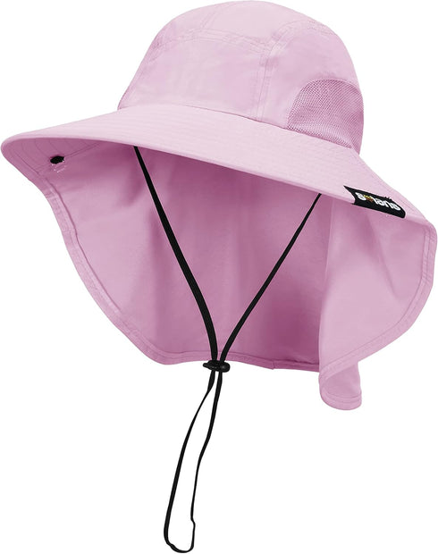 Neck Flap Sun Hat with Wide Brim - UPF 50+ Hiking Safari Fishing Caps for Men and Women, Perfect for Outdoor Adventures...