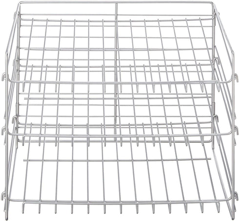 Iron Wire Stackable Can Rack Organizer Chrome...