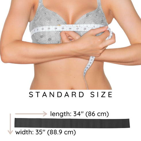 ikido Post Surgery Breast Implant Stabilizer and Compression Band, Breast Augmentation and Reduction Strap, Chest Belt, Sports Bra Support Strap B...