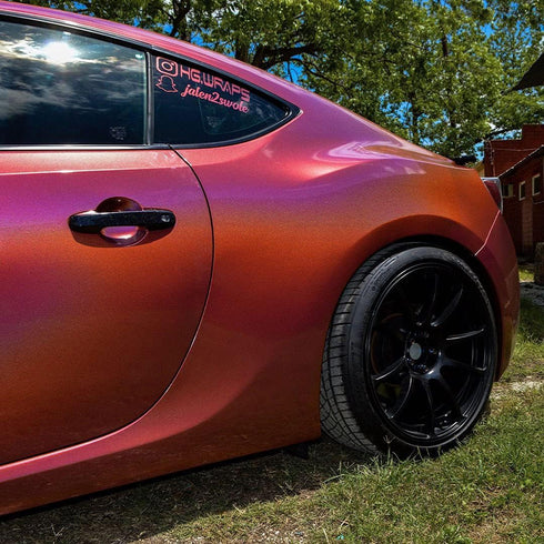 VViViD+ Gloss Psycho Chameleon Copper Premium Vinyl Wrap Film (1ft x 5ft)...
