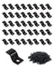 Table Top Fasteners, Z Clips for Table Tops 40 Packs (Black)...