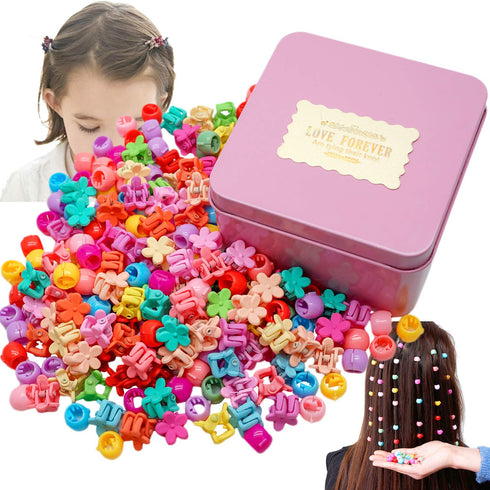 CÉLLOT 200 Pieces Little Baby Girls Hair Bangs Mini Hair Claw Clip Hair Pin Hair Accessories Clips for Girls,Teens, Kids, Toddlers Children with B...