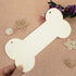 3 Pcs Dog Bone Wood Sign Blank Wooden Plaque Unfinished Wood DIY Crafts Hanging Sign with Ropes for Puppy Pet House Door Wall Decorative, 3.9x7.9 ...