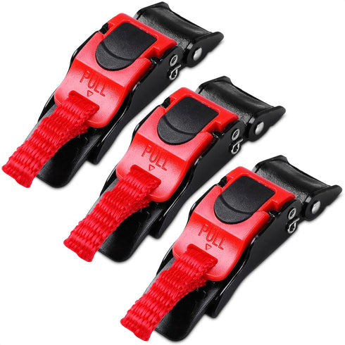 3Pcs Quick Release Helmet Buckle for Straps up to 0.77" Wide - Weather-Resistant Helmet Quick Release Buckle Kit - Operable with Gloves & Suitable...