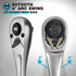 DURATECH 1/4 Ratchet Handle, 90-Tooth Socket Wrench, Reversible Ratchet Wrench, Quick-release...