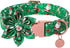 Christmas Dog Collar with Flower, Christmas Flower Collar for Puppy Girl Boy Dog or Cat, Comfortable Dog Collar Flower with Durable Metal Buckle, ...