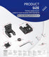 7400931 MHX XNT Transducer Bracket - Transducer Mount for XHS model transducers, Transom Mounting Hardware Kit Compatible with XNT 9 20, XNT 9 20 ...
