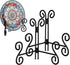 Plate Stand, 6 Inch Metal Plate Stands for Display 2 Pack, Black Iron Easel Stand Decorative Plate Holder for Picture Frame Photo Collectibles Boo...