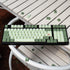 mintcaps Matcha Green PBT Keycaps Set 124 Keys XDA Profile Cute Keycaps Custom Dye-Sublimation Keyboard Keycaps for 60% 65% 70% 75% 100% Cherry Ga...
