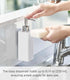 Tower Self Adhesive Kitchen Soap Dispener, Wall Or Sink Mounted Pump Dispenser for Hand Or Dish Soap - Abs Plastic...