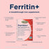 Flora- Iron Ferritin+ Plant-Based Supplement for Women - Non-Constipating, Highly Absorbable - Supports Vitality & Wellness - Vegan Iron Supplemen...