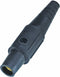Marinco CLS40FB-A CLS Cam Type Series 16 Inline — Single Pin Connectors — Female Plug Pin — 600 Volt, 2/0-4/0 AWG — Black (A)...
