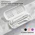 Replaceable Travel Size Foldable Toothbrush Kit Built with Case, Dual-Layer Bristles, Portable Travel Size Toothbrush for Hiking, Camping, Traveli...