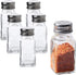 WHOLE HOUSEWARES | stainless steel salt and pepper shakers set | 6-Piece Pack | Best for Home Kitchen, Restaurants and Catering...