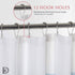 Dainty Home Waffle Weave Shower Curtain - Ombre Striped Pattern in Blush 70" x 72" - Water Resistant Polyester Blend, Washable Shower Curtain - Pe...