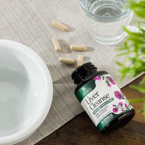 Liver Cleanse Detox & Repair Formula - Herbal Liver Support Supplement with Milk Thistle with Silymarin, Artichoke Extract, Dandelion, Beet, Chico...