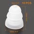 uxcell Replacement Earbuds Tips, Soft Silicone Earpads with Three Flanges Noise Reduce Eartips for Earphone, 10pcs 5mm Inner Hole Ear Cushion Earp...