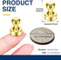 MIKEDE Fridge Magnets Refrigerator Magnets, 15Pcs Gold Strong Magnets for Whiteboard, Neodymium Push Pins Magnets Metal Magnets Fridge for Office ...