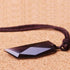 Wolentty Couple Distance Necklace Obsidian Wolf Tooth Amulet Spike Necklaces Gift for Men Women...