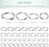 Pawfly 100 Pack 4/5 Inch Mini Split Jump Ring with Double Loops Small Metal Rings Connectors for Jewelry Necklaces Bracelets Earrings Crafts Ornam...