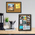 OWLKELA Cork Bulletin Board 17.7"X 13.3", Notice Pin, Ideal for Office & Home Decor, School Message or Vision...