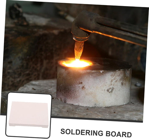 EXCEART Refractory Brick Honeycomb Jewelry Gold Welding Plate Ceramics Plaster...