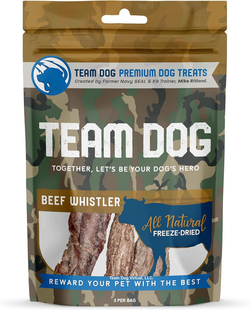 Beef Trachea Dog Chews | Single Ingredient Dog Treat | 100% Freeze Dried Beef Gullet Sticks for Dogs | Supports Healthy Teeth & Gums | All Natural...