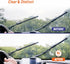 Wiper Blades 28" + 28" Automotive Replacement Windshield Wiper Blades for My Car Premium All-Seasons OE Quality Wipers for front windshield(Set of...