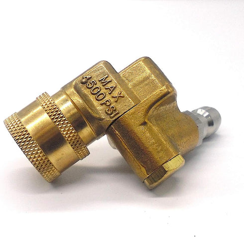 Pressure Washer Accessories Kit, 5 Power Washer Spray Nozzle Tips, Quick Connecting Pivoting Coupler, 1/4” 4500 PSI 6-Pack...