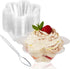 50ct 8oz Clear Plastic Dessert Cups with Spoons, Disposable Flower Shaped Ice Cream Bowls, Party Sundae Serving Bowls for Ice Cream, Nuts and Sala...