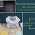 Countertop Folding Trash Bag Holder, Stainless Steel Garbage Bag Support Stand Portable Metal Trash Bag Bracket, Foldable Counter Top Plastic Bag ...
