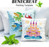 BENECREAT Castle Plastic Painting Stencil, 12x12 Star Firework Pattern Craft Template DIY Art Craft Stencil for Scrabooking Card Wood Paper Wall D...
