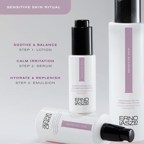 Erno Laszlo Soothing Relief Hydration Lotion, Travel Size | Silky Face Lotion for Sensitive Skin | Hydrate, Nourish and Balance Skin Sensitivity| ...