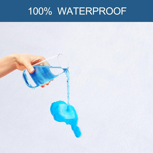 SPRINGSPIRIT Twin Mattress Protector Waterproof, Twin Mattress Pad Cover Fitted up to 14'' Depth Pocket Bed Fitted Sheet...