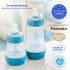 MAM 5oz Easy Start Anti-Colic Baby Bottles, Slow Flow, Breastfeeding-Like Silicone Nipple Bottle, Reduces Colic, Gas, & Reflux, Easy-to-Clean, BPA...