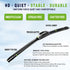 OEM QUALITY 28" + 15" PARRATI Premium All-Season Windshield Wiper Blades (Set of 2)...