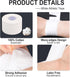 6 Rolls Athletic Tape Set - 4 Rolls Foam Pre Wrap & 2 Rolls White Athletic Tape, Underwrap Soft Foam Strip White Sports Tape, Protecting Ankles Wr...