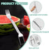 2PCS Watermelon Fork Cutter, 2-in-1 Stainless Steel Cutters, Dual Head Watermelon Slicer Knife, Kitchen Cutter Knife for Family...