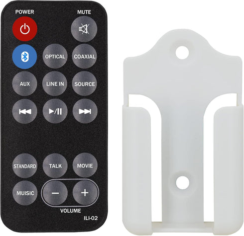 Replacement Remote Control for iLive ITB259 ITB260B ITB190B REM-ITB259 ITB259B HD Bluetooth Soundbar Speaker...