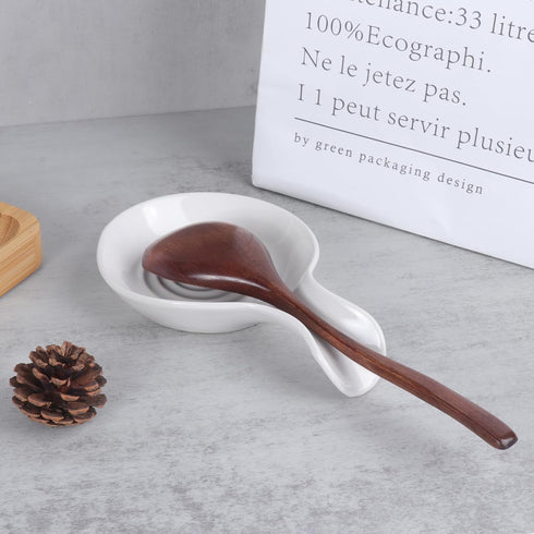Spoon Rest for Kitchen, Ceramic Spoon Holder for Stove Top, Cooking Spoon Holder?Coffee Spoon Holder,Heat Resistant Utensil Rest for Countertop, D...