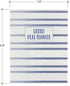 C.R Gibson Q12-24018 Double Sided Recipe Cards, 40pcs, 4'' W x 6'' L, True Blue...