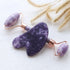 BAIMEI Jade Roller & Gua Sha Set Face Roller and Gua Sha Facial Tools for Skin Care Routine and Puffiness, Self Care Gift for Men Women - Purple...