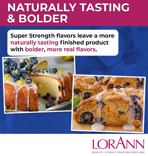 LorAnn Oils Super Strength Flavoring - Used For Candy Making, Flavoring Extracts, Baking, Hard Candy, and Flavor Oils - Bold, Natural Flavors 4X S...