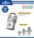 LABEAR- 4pcs socket wrench adapters, Ratcheting Wrench to Square Drive Adapter Set...