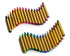 Dress-Up-America Face Paint Crayon Kit - Safe, Non-Toxic, Face and Body Paint Crayons Made in Taiwan - Halloween Makeup Face Painting Kit for Kids...