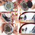 2 pcs Blind Spot Mirrors, 2" Round Ultra-thin Frameless HD Glass Convex Side Rear View Mirror with Wide Angle Adjustable Stick for Cars SUV and Tr...