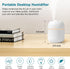 Portable Small Humidifier, USB Personal Desktop Humidifier for Car, Office Room, Bedroom, Auto Shut-Off, 2 Mist Modes, Super Quiet(220ml, White)...