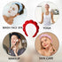 Spa Headband for Washing Face, Velvet Makeup Headband, Bubble Skincare Headbands with Face Wash Wristbands, Sponge Puffy Headband for Women Skin C...