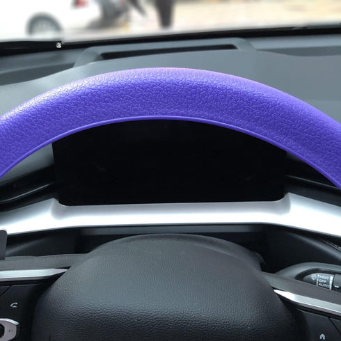 Steering Wheel Cover Women Car Steering Wheel Cover Silicone Steering Wheel Cover Purple, Anti-Slip Wheel Protector...